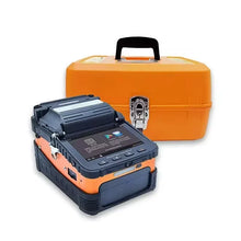 Load image into Gallery viewer, AI-6C FTTH Fiber Optic Fusion Splicer Multi-language Automatic Fusion Splicer 6 Motors 5s Heating Fusion Fiber Splicing Machine