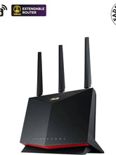 Load image into Gallery viewer, ASUS RT-AX86U Pro Dual Band WiFi6 Extendable Gaming Router 2.5G Mobile Game Mode, Subscription-Free Network Security, VPN