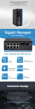 Load image into Gallery viewer, InMax i710B Manufacturer SNMP CLI 10×10/100/1000Mbps port gigabit L2 industrial managed ethernet switch 22Gbps switching capacity