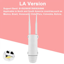 Load image into Gallery viewer, KuWFi 300Mbps Outdoor LTE WiFi CAT4 4G Wireless Router Detachable External Antenna WAN LAN Support 24V POE 64 Users