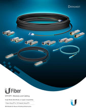 Load image into Gallery viewer, Ubiquiti UF-MM-1G SFP Modules and Cabling for 550M, 1.25 Gbps, UFiber Modules and LC Multi-mode fiber cabling 2 Packs