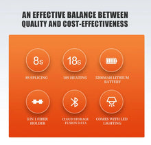 Load image into Gallery viewer, AI-5 Signal Fire Automatic SM&MM FTTH Fiber Optic Splicing Machine Optical Fiber Fusion Splicer 5 inch TFT color display