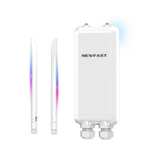 Load image into Gallery viewer, NEWFAST 1200Mbps WiFi Repeater Outdoor Access Point 2.4G/5.8G Wireless Router/AP Long Range Wifi Extenders 3 Gigabit Ports EU/US