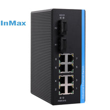 Load image into Gallery viewer, InMax i710B Manufacturer SNMP CLI 10×10/100/1000Mbps port gigabit L2 industrial managed ethernet switch 22Gbps switching capacity