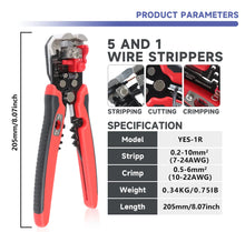 Load image into Gallery viewer, Crimping Pliers Set Toolkit Ferrule Pin Terminal Connectors Mini Adjustable Ratchet Electricians Hexagonal Toolbox Kit YE 10-6