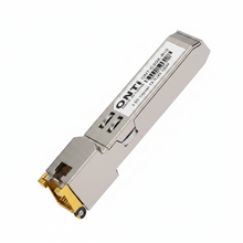 Load image into Gallery viewer, ONTi 2.5G RJ45 SFP Module 2.5Gbps SFP Copper RJ45 SFP Transceiver Module 8dBm Compatible with Cisco/Mikrotik Ethernet Switch