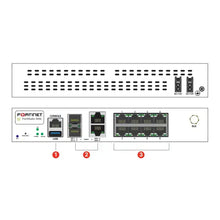 Load image into Gallery viewer, Fortinet Firewall FortiGate FG-91G with 8*GE RJ45 ports, 2*10GE RJ45/SFP+ shared media WAN ports with 120GB SSD Enterprise Firewall