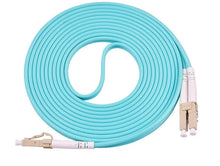 Load image into Gallery viewer, 10G OM3 Fiber Optic Patch Cord LC/UPC LC-LC Duplex Multi Mode Cable 1M 2M 3M 5M 10M 15M 20M 30M 50M 100M 3.0mm Jumper Cable