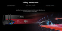 Load image into Gallery viewer, ASUS RT-AX82U AX5400 ROG Gaming Router Dual-Bnd WiFi 6 Game Acceleration Mesh WiFi,MU-MIMO, Mobile Game Boost, Streaming, Gaming