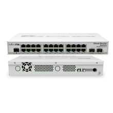 Load image into Gallery viewer, MikroTik CRS326-24G-2S+RM Cloud Router Switch 24 port Manageable Network Switch Dual-Boot SwOS/RouterOS powered Dual SFP+ cages