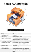 Load image into Gallery viewer, Signal Fire AI9 Fusion Splicer S09 Fiber Cleaver, SC/UPC, Single Mode, 1 Meter, FTTH, FTTx, FTTB Fiber Optics Fusion Splicing Machine