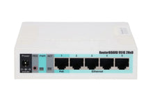 Load image into Gallery viewer, Mikrotik network router RB951G-2HnD 2.4Ghz AP, 5xGigabit Ethernet, USB, 600MHz CPU, 128MB RAM Wireless SOHO Gigabit Access Point