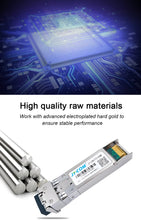 Load image into Gallery viewer, 10G SR SFP+ Module Multi-Mode Duplex LC Gigabit 850nm 300m Fiber SFP Transceiver Module Compatible with Cisco/Mikrotik Switch