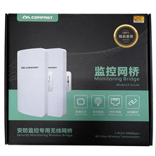 Load image into Gallery viewer, Comfast 300Mbps Outdoor WiFi Bridge 5G CPE Wifi Router 3KM Wifi Singal Extender Access Point 48V POE Antenna 2pcs