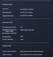 Load image into Gallery viewer, Tenda TEG1024D Full Gigabit 24-port RJ45 Network Switch 1000M Monitoring Security Switching Splitter Ethernet Hub Office Lan