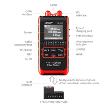 Load image into Gallery viewer, NOYAFA NF-916 4in1 Fiber Optical Power Meter Visual Fault Locator VFL REF FC SC ST RJ45 Fiber Optic Cable Testing Tool