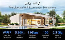 Load image into Gallery viewer, Orbi 770 Series Tri-Band WiFi 7 Mesh Network System (RBE772) - Router + 1 Satellite Extender, Security Features