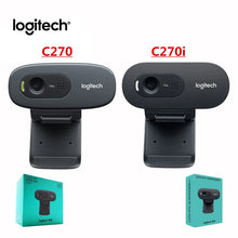 Load image into Gallery viewer, Logitech C270/C270i HD Video 720P Web Built-in Microphone USB2.0 Computer Camera USB 2.0 logitech Webcam Original Video Conferencing