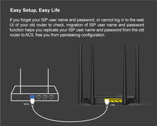 Load image into Gallery viewer, Tenda AC5 Dual Band 5G Home Router Wireless WiFi High-speed 1200M Signal Coverage Wifi Extender English Access Point