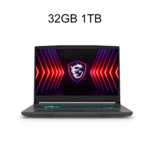 Load image into Gallery viewer, MSI Thin 15 Gaming Notebook 15.6 Inch 2.5K FHD 144Hz IPS Screen Netbook i7-12650H 32GB 2TB SSD RTX4050 Laptop PC