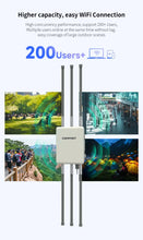 Load image into Gallery viewer, Wifi6 Ax3000 Wireless Outdoor Ap 2.4G/5.8Ghz Dual Band High-Gain Antenna 200M Waterproof Long Range Wireless Wifi Repeater