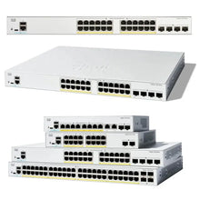 Load image into Gallery viewer, Cisco Catalyst 1200 Series 24-Port Gigabit Ethernet Switch with 24x 10/100/1000 ports, 4x Gigabit SFP, Rack-mountable C1200-24T-4G
