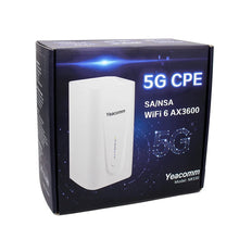 Load image into Gallery viewer, Yeacomm NR330 5G Modem Router AX3600 4G/5G Cellular Router With Sim Card Slot 4G 1200 Mbps, 5G Speed 4.67Gbps, 1.25Gbps(Upload)