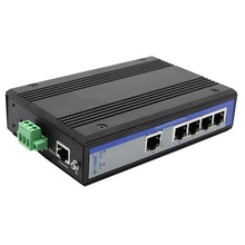 Load image into Gallery viewer, UOTEK 5-Port 100M Simple Managed Ethernet Switch Industrial DIN-Rail Ethernet Switch 310nm 20/40/60Km 1550nm 80/100/120Km SM UT-6405M