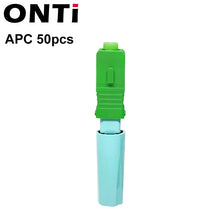 Load image into Gallery viewer, ONTi New SC APC SM Single-Mode Fiber Optical Connector FTTH Tool Cold Connector Tool SC UPC Fiber Optic Fast Connector