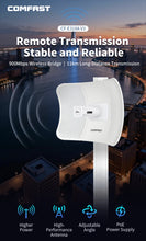 Load image into Gallery viewer, COMFAST CF-EW72 1200Mps 2.4G & 5G Outdoor 802.11.n Wireless Repeater & CPE Bridge & Access Point Extender