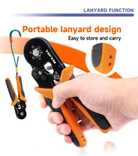Load image into Gallery viewer, Crimping Pliers Set Toolkit Ferrule Pin Terminal Connectors Mini Adjustable Ratchet Electricians Hexagonal Toolbox Kit YE 10-6