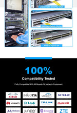 Load image into Gallery viewer, SFP 10Gb BiDi LC WDM Module 10km/20km/40km~100km Tx1270/Rx1330nm SFP+ Transceiver Compatible with Cisco/Miktotik Switch