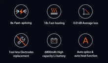 Load image into Gallery viewer, Outdoor Multi-Function Core to Core Alignment Fiber Fusion Splicer, Low Splicing Loss, KL-280E, 8s Fast-splicing,
18s Fast-heating