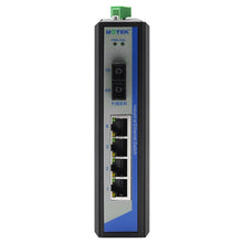 Load image into Gallery viewer, UOTEK 4 Ports Gigabit Network Fiber Optic Transceiver Media Converter Supports Full-duplex and Half-duplex IP40 Rating UT-2604GMM-ST