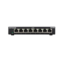 Load image into Gallery viewer, Netgear GS308 8-Port Gigabit Ethernet Unmanaged Switch Metal shell, Gigabit 8-port 300 Series SOHO Unmanaged Switch