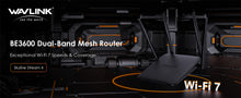 Load image into Gallery viewer, WAVLINK AC1200 Wireless Dual Band Router 2.4GHz 5GHz Full Gigabit WiFi Router For Home&Gaming 10/100/1000Mbps WAN/LAN Port IPV6