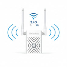 Load image into Gallery viewer, Wavlink Dual Band Wireless WiFi Repeater 2.4G&5G WiFi Extender/Router WiFi Boost Easy Install Wall-plug WPS Button
