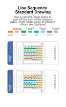 Load image into Gallery viewer, ONTi Professional Wire Stripper CAT6 Crystal Head Crimping Tool with RJ45 Cables Meter Tester for 4P/6P/8P Network Cable Cutters