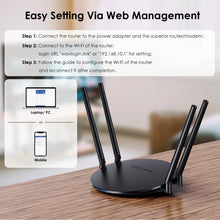 Load image into Gallery viewer, Wavlink AX3000 Gaming WiFi 6 Router Dual Band 5G and 2.4G 1000Mbps AC1200 Wireless WiFi Router Long Range Coverage