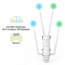 Load image into Gallery viewer, WAVLINK AC300/600/1200/AX1800/3000 Wireless Outdoor Router High Power Long Range AP/Repeater 2x7/8 dBi Directional Antennas