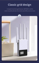 Load image into Gallery viewer, COMFAST 1200Mbps Smart OLED Display WiFi Repeater Dual Band 2.4G&5G Wireless Extender Signal Wi-Fi Range Amplifier