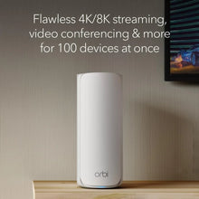 Load image into Gallery viewer, Orbi 770 Series Tri-Band WiFi7 Mesh Network System Router + 2 Satellite Extenders 3x2.5Gbps,2x2.5Gbps,2x2.5Gbps Ethernet port RBE773