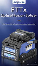 Load image into Gallery viewer, OrienTek-T45 Fusion Splicer, T49 Fiber Splicing Machine, T44 Optical Welding Machine, All-in-one fixer, Intelligent heat shrink, high accuracy