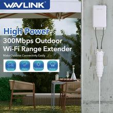 Load image into Gallery viewer, Wavlink High Power 300Mbps Outdoor WiFi Long Range Extender 2.4G Wifi AP/Repeater/Router CPE Kit PoE WiFi Singal Booster 1.5KM