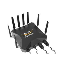 Load image into Gallery viewer, 2.4G and 5.8G dual-band Wi-Fi Industrial IoT M2M 5G LTE outdoor WiFi router wireless CPE, DC 12V/1.5A, Dimensions 259x259x45 mm