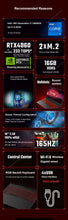 Load image into Gallery viewer, Acer Nitro Gaming Laptop 16in 2.5K 165Hz IPS Screen i7-14650HX 32GB 1TB RTX4060 Gaming Netbook Laptop Computer