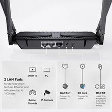Load image into Gallery viewer, Wavlink AX1800 WiFi 6 Mesh Router 2.4G&5G Dual Band Gigabit Wireless Internet Router Up to 1500 Square Feet Coverage 64+ Devices