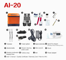 Load image into Gallery viewer, Signalfire AI-9 AI-5 Pro AI-6C+ AI-6A+ Ai20 Ai30 Multi-language Fiber Optic Fusion Splicer Machine SM,MM,DS,NZDS