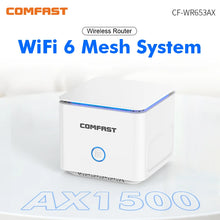 Load image into Gallery viewer, Comfast AX1500 WiFi6 Mesh System Wireless Gigabit Router Wi-Fi6 Mesh Whole House WiFi 6 Mesh Cover Router Range Extender 1 Pack