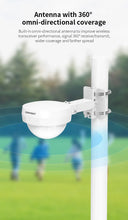 Load image into Gallery viewer, COMFAST 3000Mbps Dual Band 48V POE Adapter WiFi6 Outdoor Router WiFi Access Point, 2.4GHz/5.8GHz, WiFi 802.11 ax, 5*4dBi Built-in Antennas